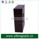 Wholesale Black PU Leather Wine Bottle Gift Box thumbnail-3