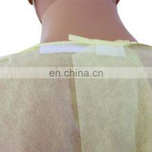 Level 2 Gowns Disposable Yellow PPE Impermeable Isolation Gown thumbnail-5