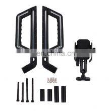 Black A-pillar Inner Handle for Jeep Wrangler JK 07+ Grab Handle With Phone Holder 4x4 Accessory Maiker Manufacturer thumbnail-2