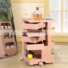 Tool Cabinet Trolley Rotating Grocery Cabinet Ins Good Quality Nice Look Rotating Cabinet Trolley thumbnail-5