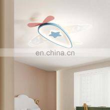 Hot Sell Lovely Dimmable Macron LED Plane Ceiling Light Cartoon Plane Shape Pendant Lamp For Kids Children Room thumbnail-5