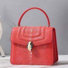 Pearl Fish Skin Women's Bag Leather Portable Organ Bag Women's 2022 New Trendy Luxury All-Match Shoulder Messenger Bag thumbnail-5