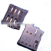 With CD Pin Stable Performance Push Type Nano SIM Card Holder Connector
