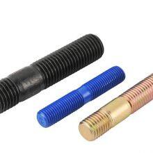 High Temperature Resistant PTFE Coated Double Ended Bolts With Double Nuts Available in Various Material thumbnail-2