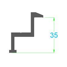 MK Factory Direct Sale Aluminum Solar Clamp End Clamp for Metal Roof Solar Panel Mount Roof Bracket Factory Direct Sell thumbnail-2