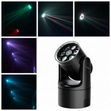 Rainbow Effect LED Bee Eye Lense Rotation Moving Head With Sound Music Control Party Lights for dj Pubs Musicians Party thumbnail-3