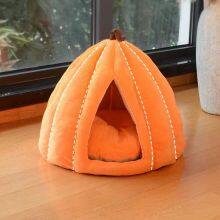 MEOW LOVE Cat Four Seasons Universal Bed Dog Closed Safe Sleeping Nest Escape House Pumpkin Thickened thumbnail-3