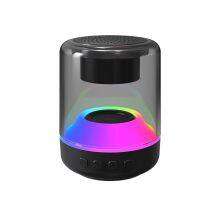 Bluetooth Speaker Super Bass Sound With RGB Light Customize Logo Mini Portable Stereo Wireless Speaker thumbnail-1