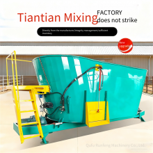 Horizontal Large-scale Forage Mixing Machine, Ranch Mixer, 8-cubic-meter Kneading Mixer for Cattle Farms thumbnail-3