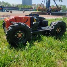 Agricultural Robotic Gasoline Cutting Width 800Mm Remote Operated Robotic Slope Mower thumbnail-1