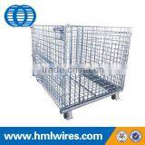 Warehouse Collapsible Storage Mesh Wire Cage