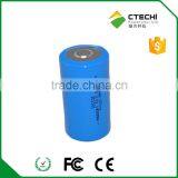 Cylindrical Battery 3.6v Non Rechargeable 19000mah Lithium Cell ER34615 D Size