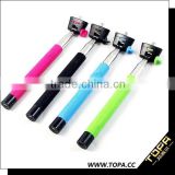 New technology hot new products for 2015 in china selfie stick with bluetooth shutter button
