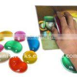 Wrist Rest Transparent Crystal Gel Mouse Pad