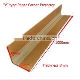 Protective packaging material kraft Paper Edge Protector custom size,corrugated edge protectors