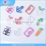 Eco-Friendly Factory Produced Two Colors Radish/Carrot/Peas Vegetables Shape Paper Clips thumbnail-2
