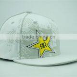 Custom Brand Patch Embroidery 6 Panel Flex Fit Hats thumbnail-3