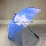 Double Canopy Gold Umbrella Reverse Umbrella for Promotional