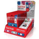 Cardboard Counter Display,sandisk Card Display Case,sandisk Card Counter Display