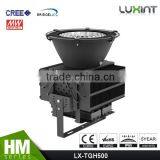 5 Years Warranty, CE ROHS Approved, Stadium Light, Copper Heat Pipe Design, Meanwell Driver, 400 Watt LED Flood Light thumbnail-3