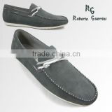 2014 custom suede leather casual boat shoe for men