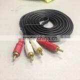 Preminum Gold Plated 2 RCA to 2 RCA Audio Video Cable thumbnail-1