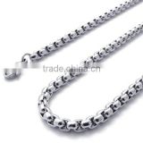 Jewelry 14-40 inch Stainless Steel Men's Necklace Silver Chain