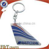 Metal Plane Personalized Cheap Keychains With Epoxy thumbnail-1