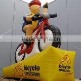 best selling advertising inflatable bicycle model