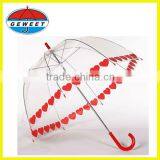 2014 Fashion Promotional Transparent PVC Umbrella