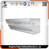 5.2 Inch White Traditional Vinyl Gutter