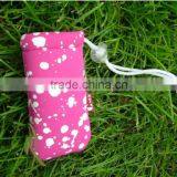 Neoprene Pouch Women bag/adjustable portable mobile phone bag/pink mobile phone waterproof bag for key,coin,money.etc