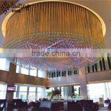 Straight Crystal European Orange Lights Chandelier