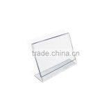 Horizontal Slanted L-Shape Acrylic Sign Holder/Slanted Sign Holders thumbnail-3
