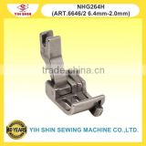 Industrial Sewing Machine Parts NECCHI Machine NECCHI Feet NHG264H (ART.6646/2 6.4mm-2.0mm) Presser Feet