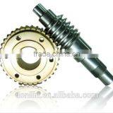 Big Transmission Rate Bronze/brass Worm and Worm Gear for Motor