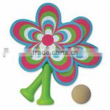 Sponge beach racket soft toy colorful flower