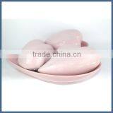 Romantic Pink Ceramic Heart Craft for Home Decor thumbnail-4