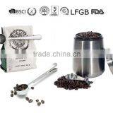 Stainless Steel Coffee Scoop and Tea Scoop With Integrated Bag Clip thumbnail-1