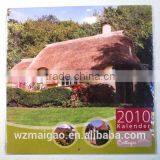 2014 Calendar With Rural Cottages Designs