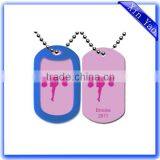 Aluminum ID Tag Custom Color Printed Dog Tags for Men