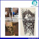 High Quality Waterproof Nordic Old Clock Temporary Tattoo Body Tattoo Sticker Arm Leg Art Stickers Removable thumbnail-1