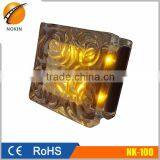 Solar Powered Garden Crystal Glass Frosted Solar Led Solar Brick thumbnail-4