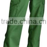 Men's 100%cotton drill safety workwear trousers work pants