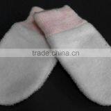 Promotion Children Fleece Mitten With Knitted Cuff