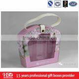 Fashionable Portable Cosmetic Box With PVC Window