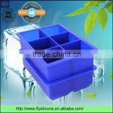 Hot Sale on Amazon Customized Logo Perfect Big Size Silicone Ice Cube Mold thumbnail-4