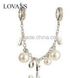 European Style Elegant 925 Silver Lovans Jewelry Bracelet thumbnail-1