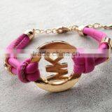 Fashion Vintage Pu Leather Lady Bracelet Women