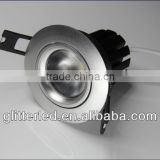 5 years warranty LED celing downlight SHARP COB1215 Fire rated High CRI 85: Ra85 SAA,GS,CE,RoHs